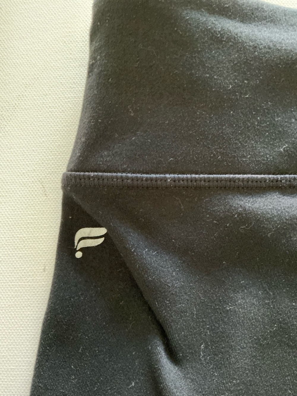 Fabletics PowerHold Black Leggings Size Small High Waisted Athletic Workout - Picture 7 of 7
